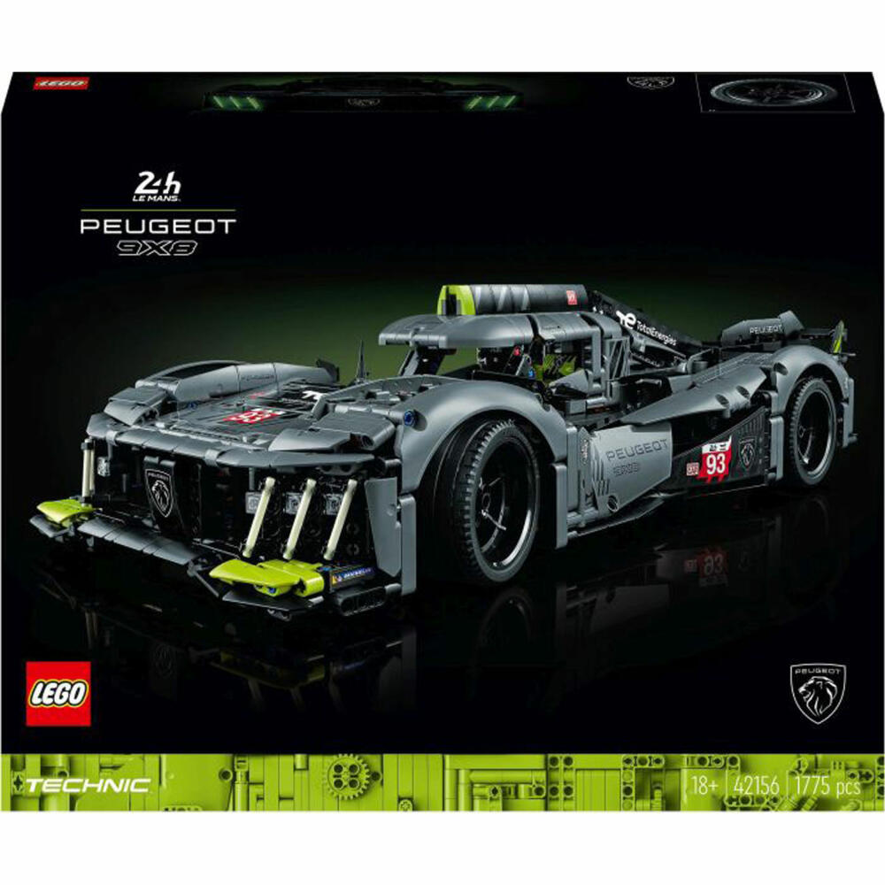 LEGO Technic 42156 PEUGEOT 9X8 24H Le Mans Hybrid Hypercar