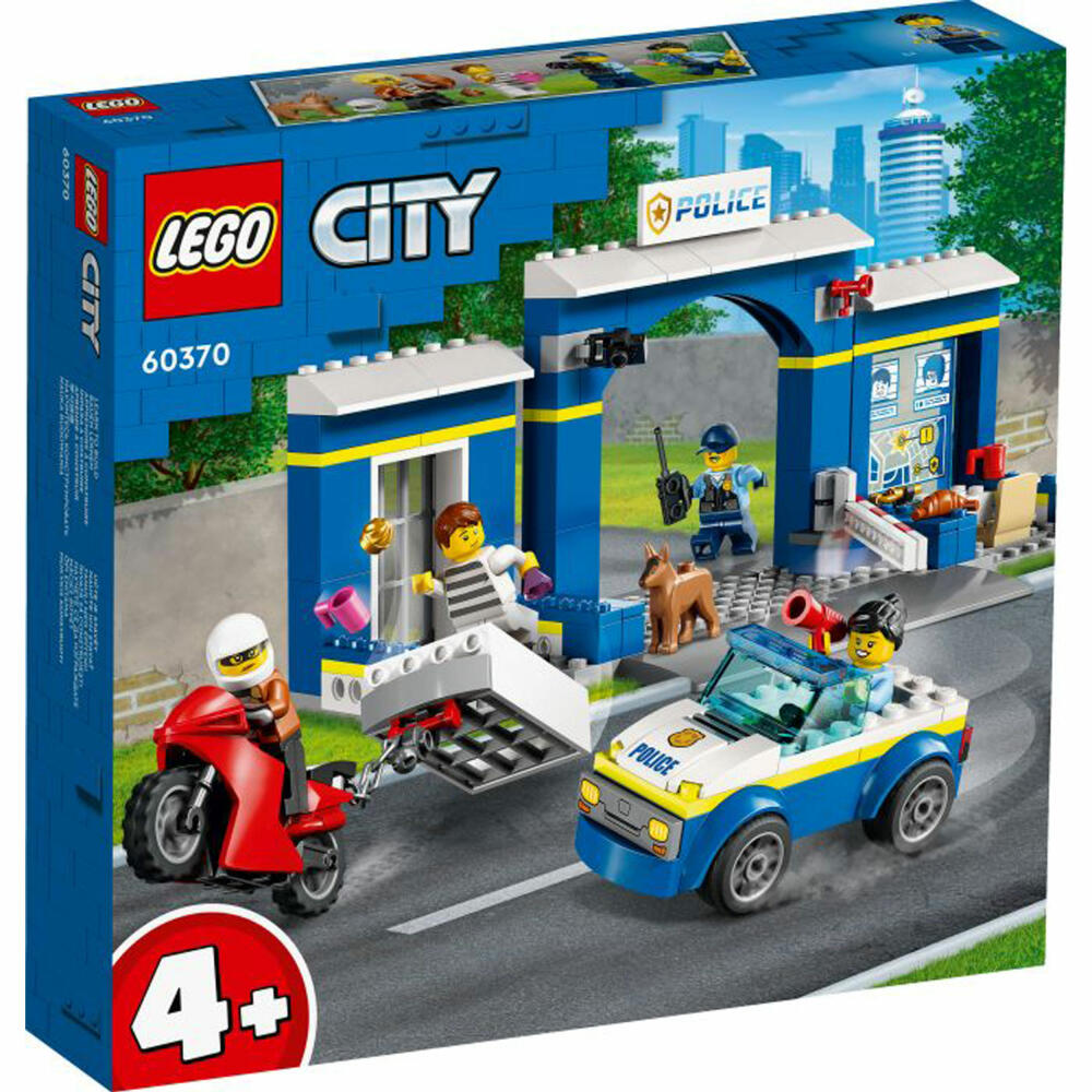 LEGO City Police Station Breakout, 172 pcs, Building Set, Construction Set, Building Blocks, Toy, Ages 4+, 60370