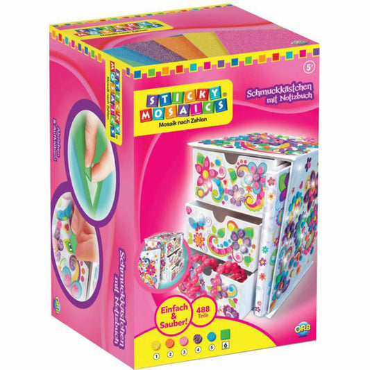 Invento Sticky Mosaics Jewelry Box with Notebook