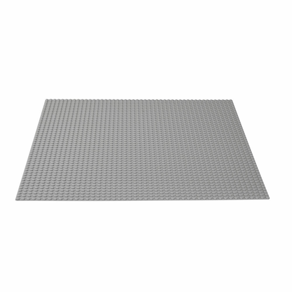 LEGO Classic Gray Baseplate, Building Plate, Baseplate, Floor Plate, Accessories, Building, 38x38 cm, Ages 4 and Up, 10701