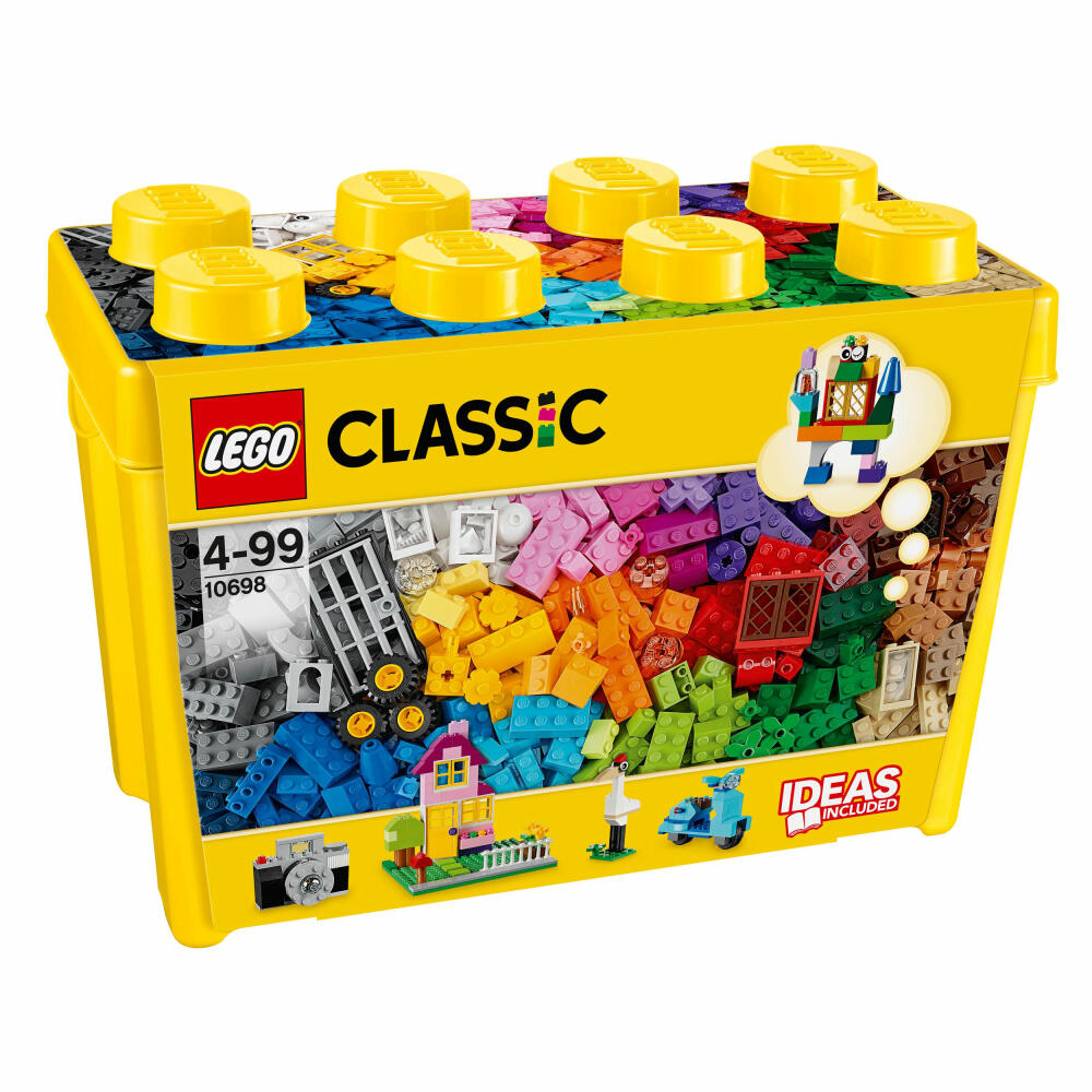 LEGO Classic Große Bausteine-Box, 790-tlg., Legosteine, Bausteine, Bau Steine, Bauen, Spielzeug, Ab 4 Jahren, 10698