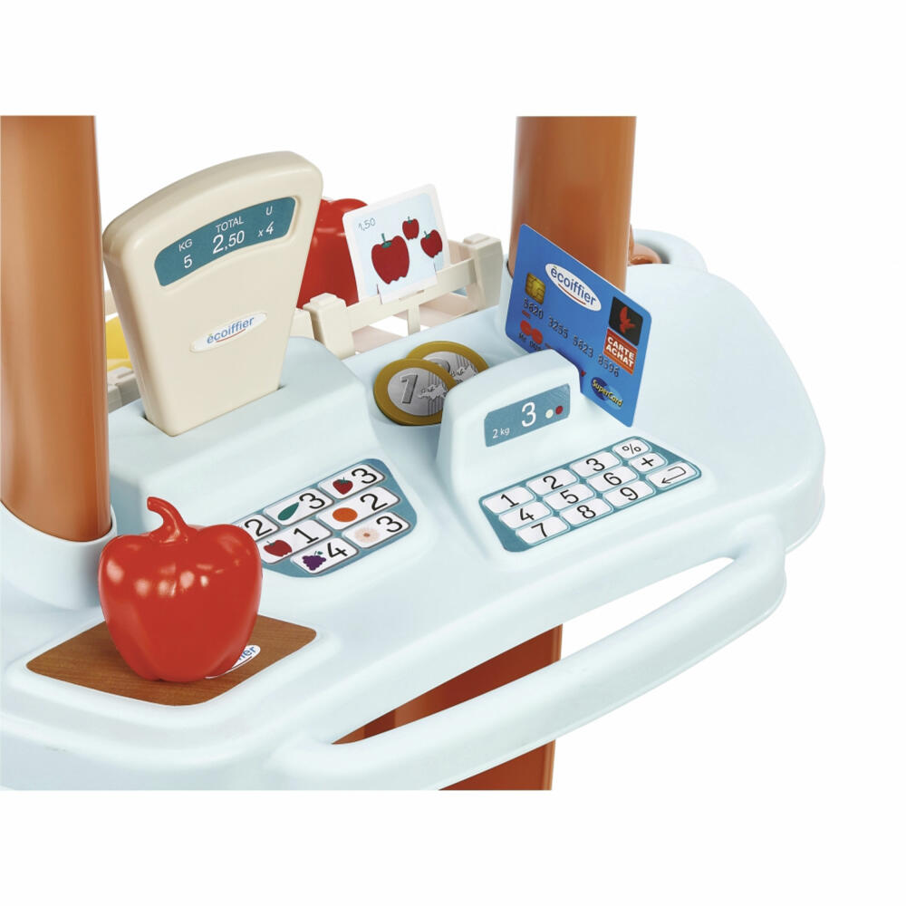 Ecoiffier Vert Azur Marktstand, Wochenmarkt, Kaufladen, Spielzeug, Kinder, 7600001690
