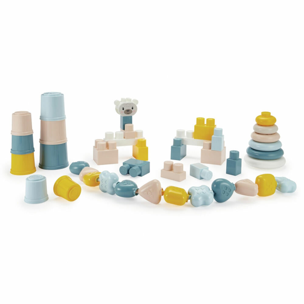 Ecoiffier bb Abrick Babyspielzeug 4-in-1, Bausteine, Steckspielzeug, Kinder Spielzeug, 7600007915