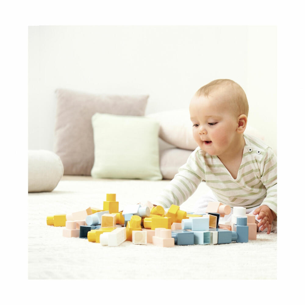 Ecoiffier bb Abrick Box, 50 Bausteine, Bauklötze, Konstruktionsspielzeug, Kinder Spielzeug, 7600007916