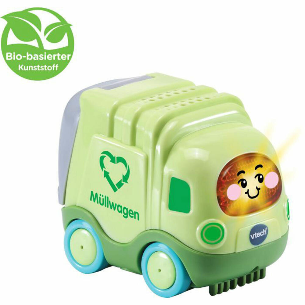 Vtech 80-543604 Tut Tut Baby Flitzer - Garbage Truck (made of bio-based plastic)