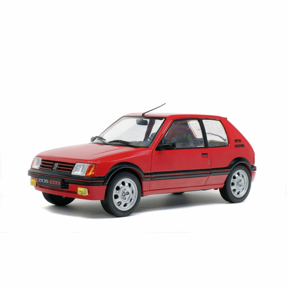 Solido Peugeot 205 GTI MK1 1988, model car, model, car, miniature, scale 1:18, red, 421184410