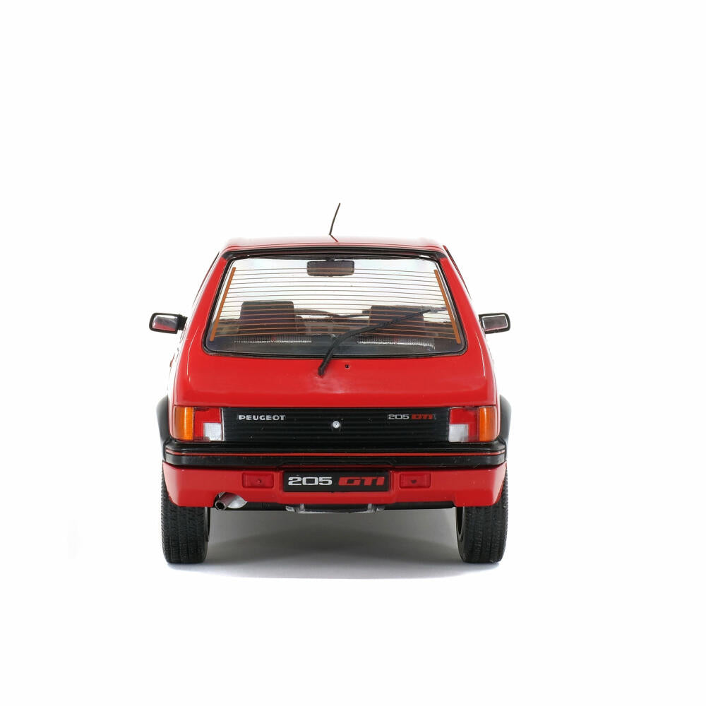 Solido Peugeot 205 GTI MK1 1988, model car, model, car, miniature, scale 1:18, red, 421184410