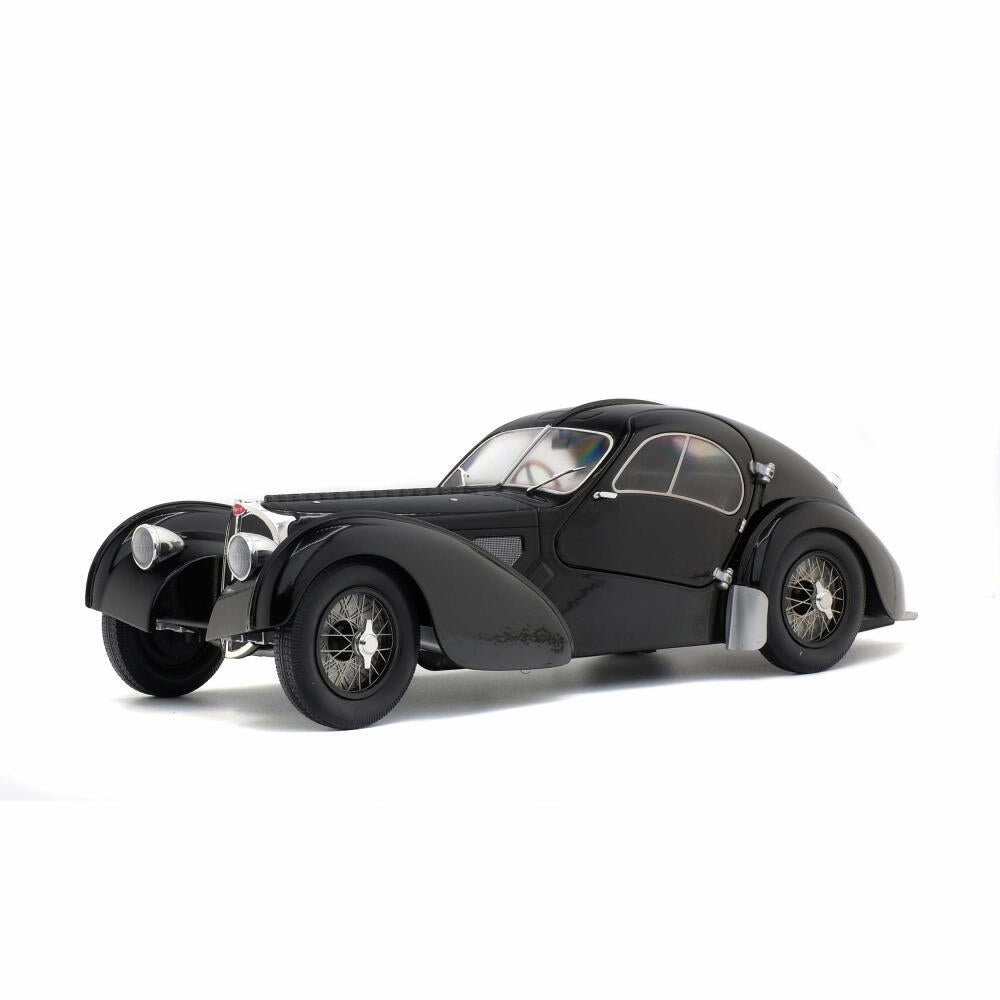 Solido Bugatti Atlantic Type 54 SC, model car, vintage car, car, miniature, black, 1:18, 421184430