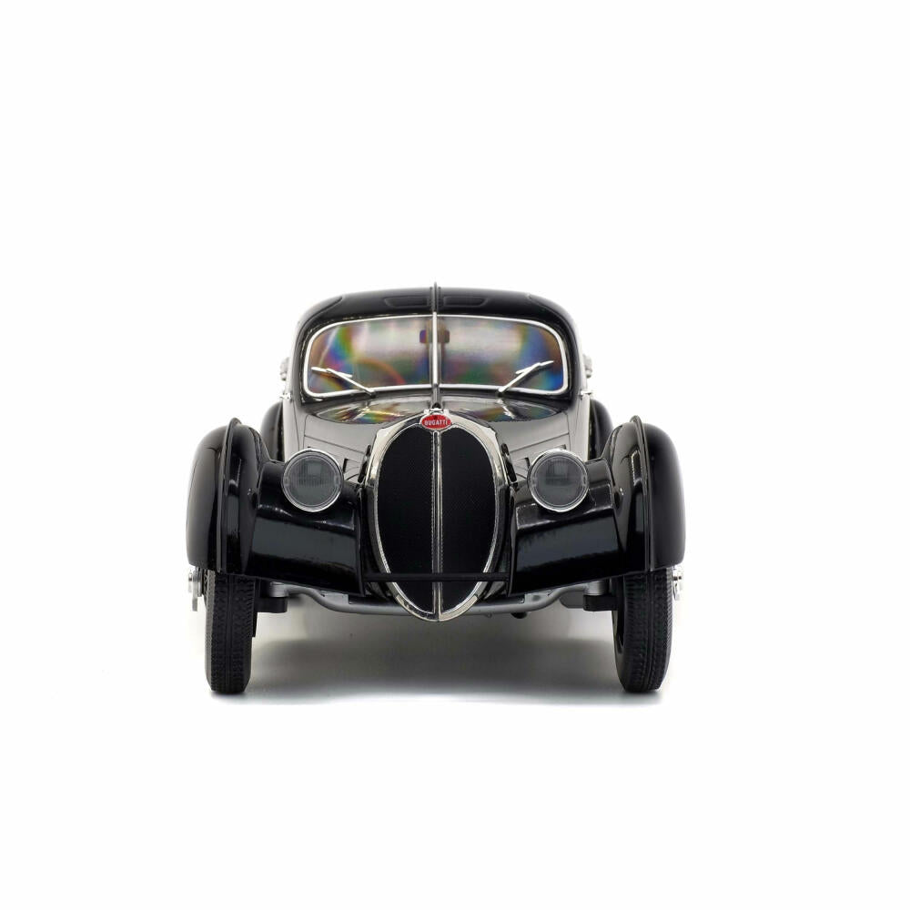 Solido Bugatti Atlantic Type 54 SC, model car, vintage car, car, miniature, black, 1:18, 421184430