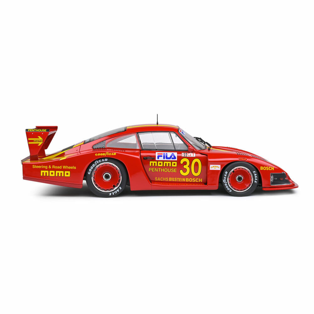 Solido Porsche 935 MobyDick #70, Modellauto, Modell Auto, Miniaturauto, Miniatur, Maßstab 1:18, Rot, 421188100