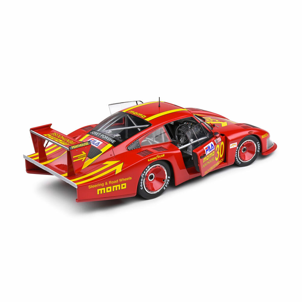 Solido Porsche 935 MobyDick #70, Modellauto, Modell Auto, Miniaturauto, Miniatur, Maßstab 1:18, Rot, 421188100