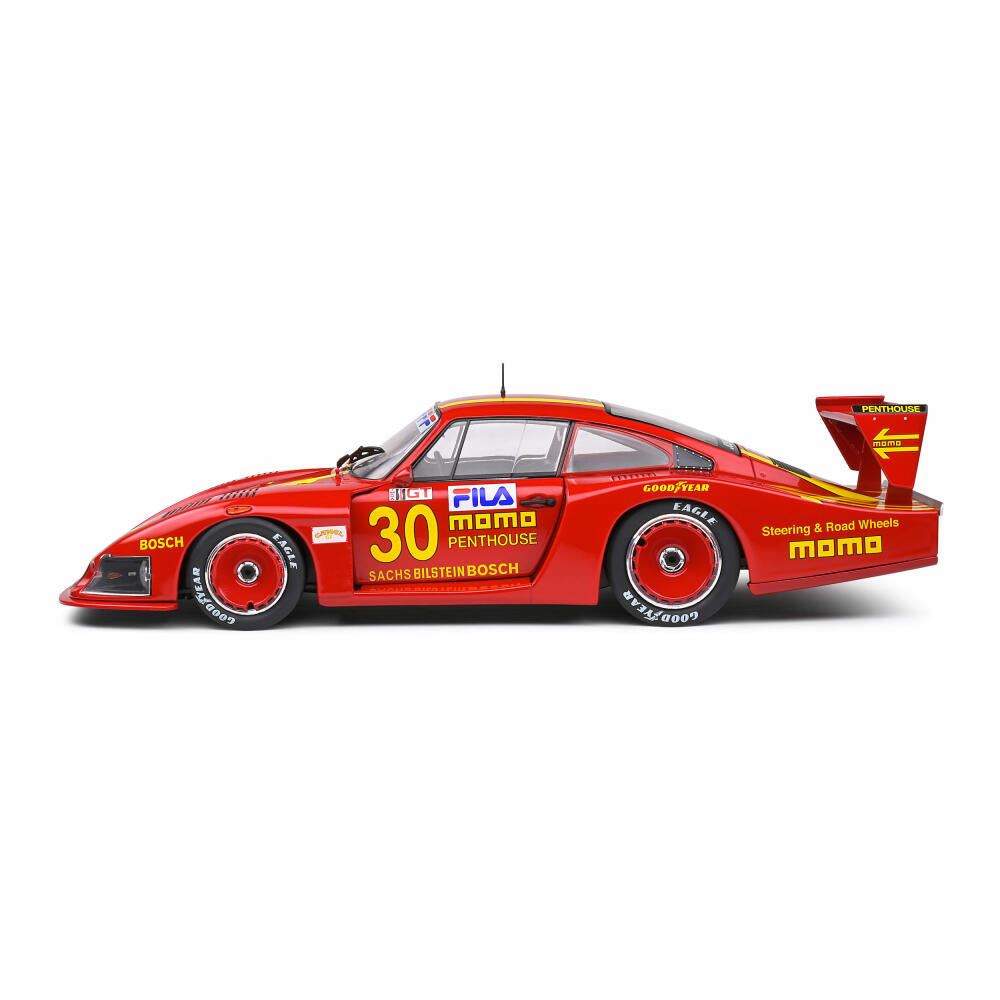 Solido Porsche 935 MobyDick #70, Modellauto, Modell Auto, Miniaturauto, Miniatur, Maßstab 1:18, Rot, 421188100