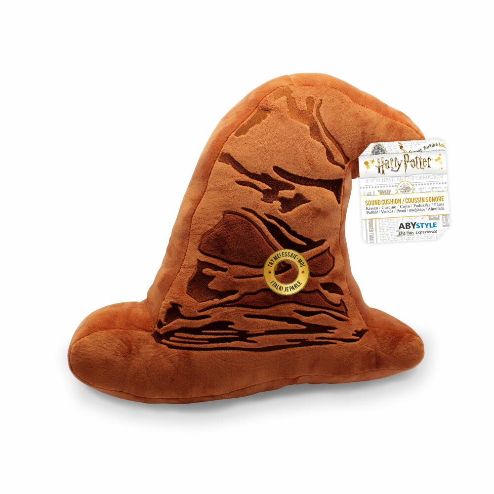 ABYstyle Kissen Sprechender Hut - Harry Potter, Sorting Hat, Polyester, 36 cm, ABYPEL036