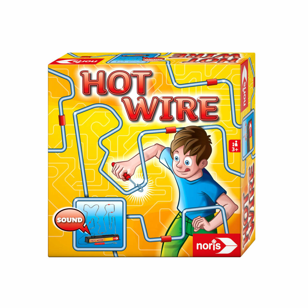 Noris Hot Wire, Heißer Draht, Geschicklichkeitsspiel, Familienspiel, Kinderspiel, ab 3 Jahren, 606060172