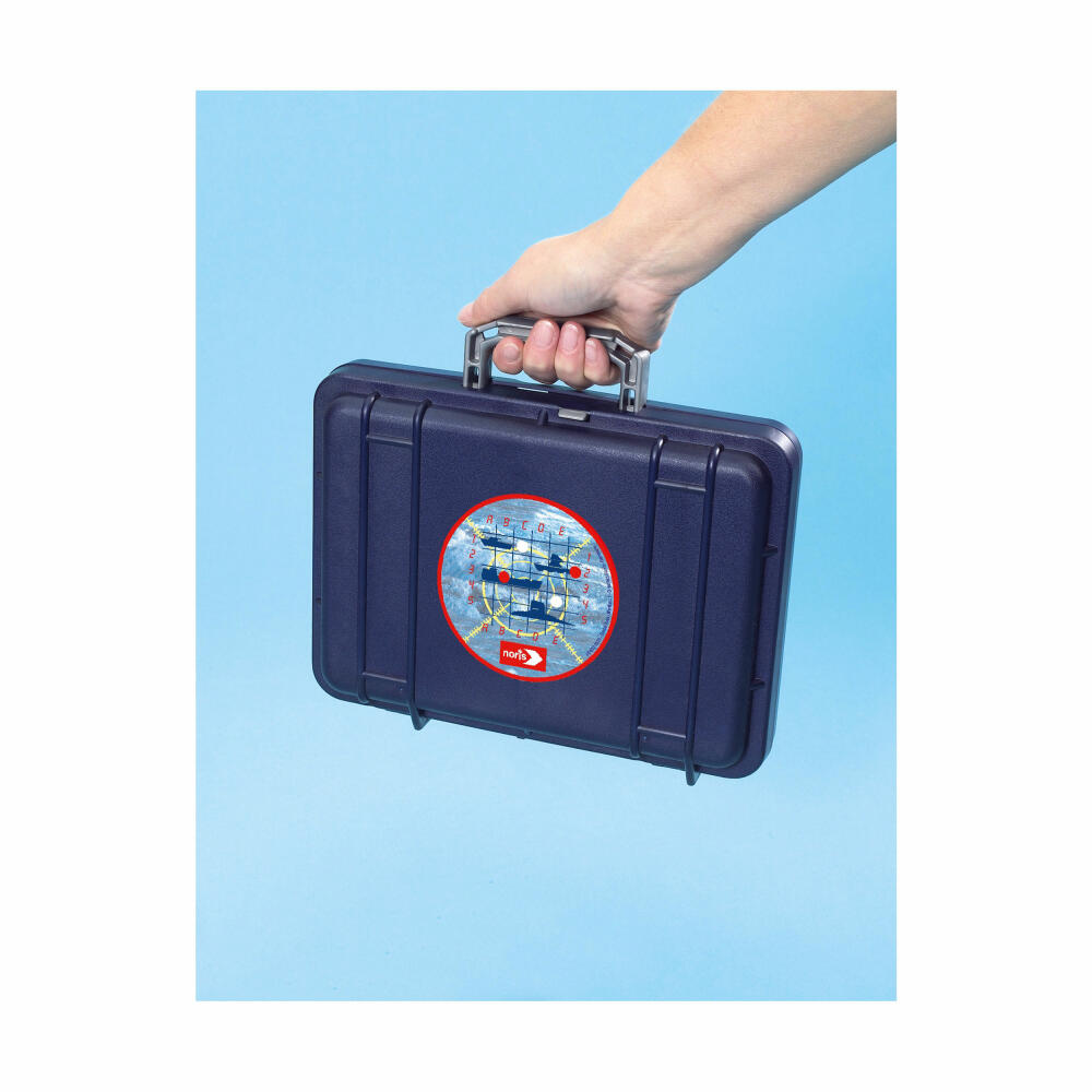Noris Battleships, Sea Battle, Strategy Game, Board Game, Carrying Case, 2 Players, Ages 5+, 606100335