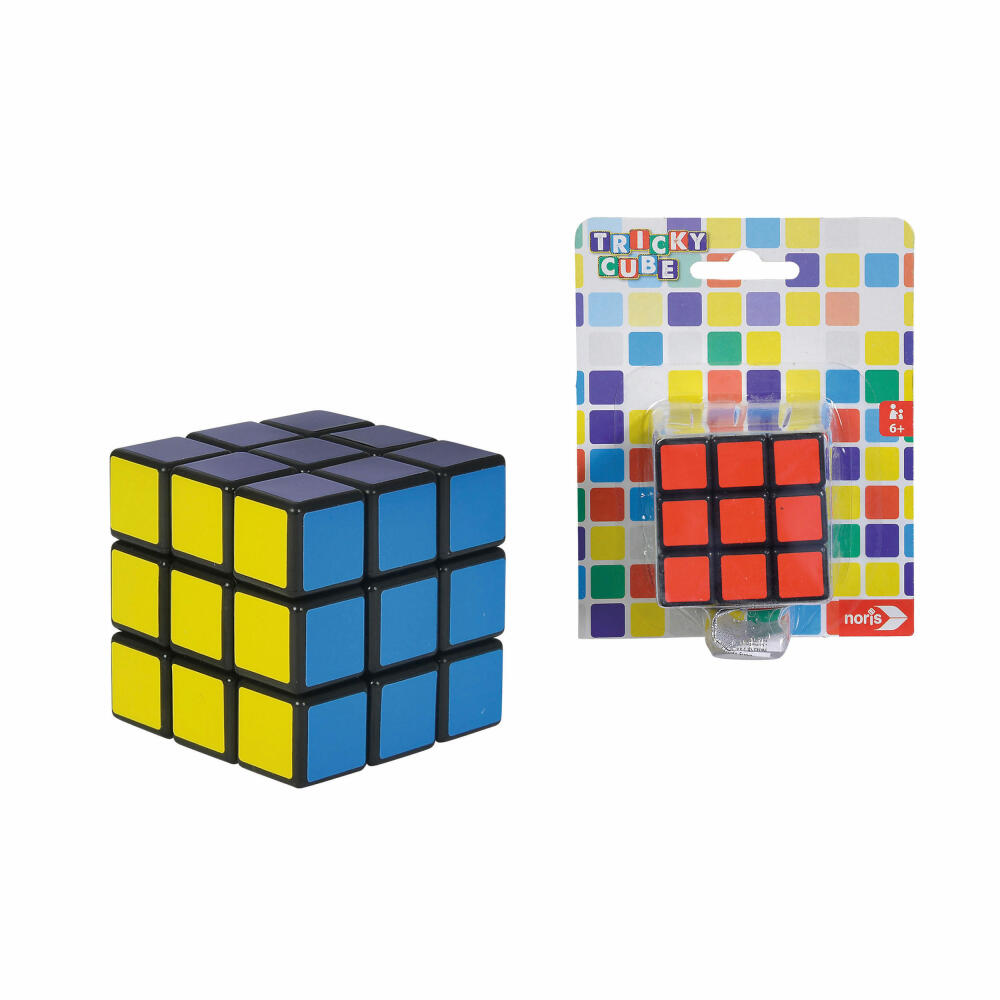 Noris Tricky Cube, Zauberwürfel, Magic Cube, Trickwürfel, Denkspiel, Knobelwürfel, ab 6 Jahren, 606131786