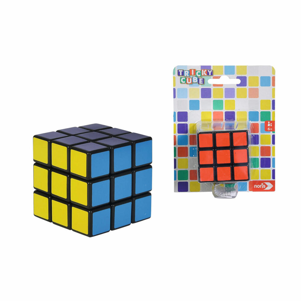 Noris Tricky Cube, Zauberwürfel, Magic Cube, Trickwürfel, Denkspiel, Knobelwürfel, ab 6 Jahren, 606131786