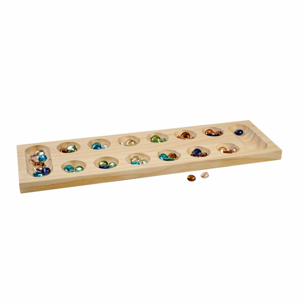 Noris Deluxe Kalaha, Mancala, Bohnenspiel, Steinchenspiel, ab 6 Jahren, 606101981