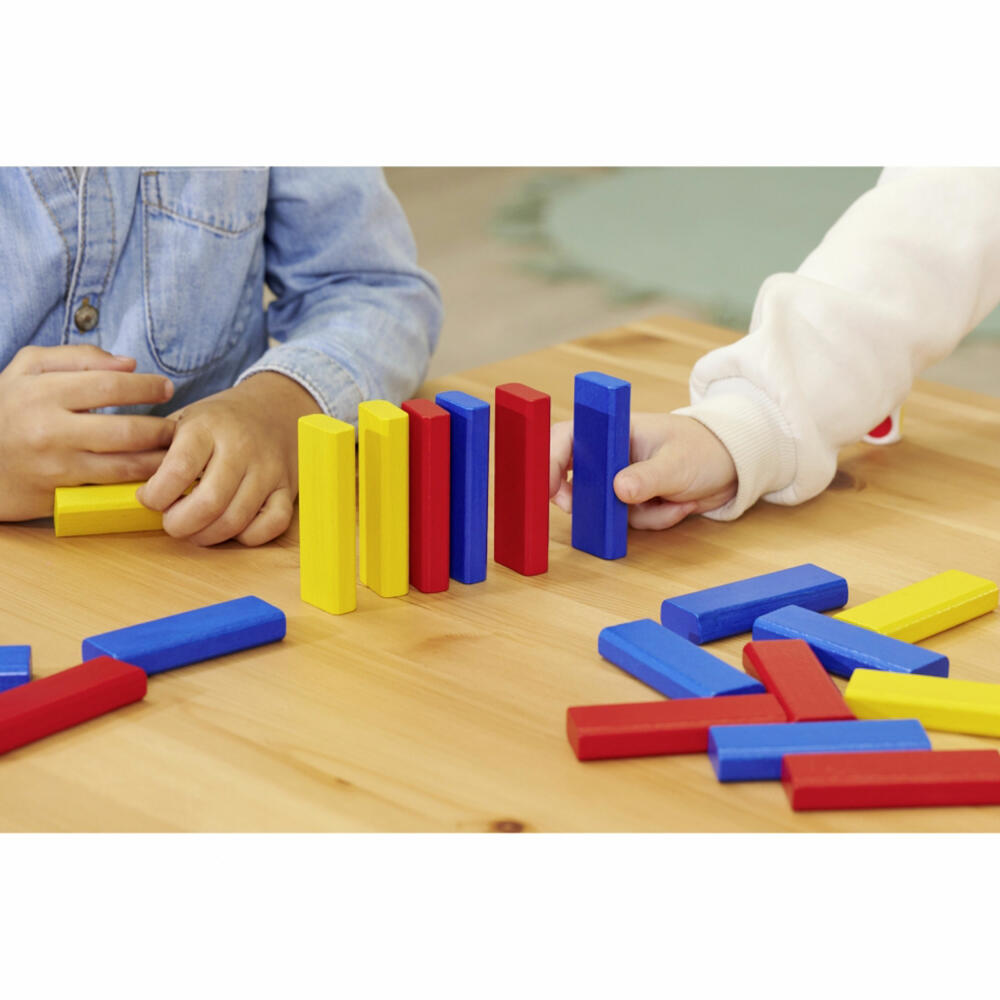 Noris 3 colorful building block games, children's game, building blocks, game, color learning game, from 3 years, 606012165