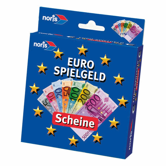 Noris Euro Spielgeld Scheine, Euroscheine, Geldscheine, Spiel Geld, Euros, Kinder, Spielzeug, 606521013