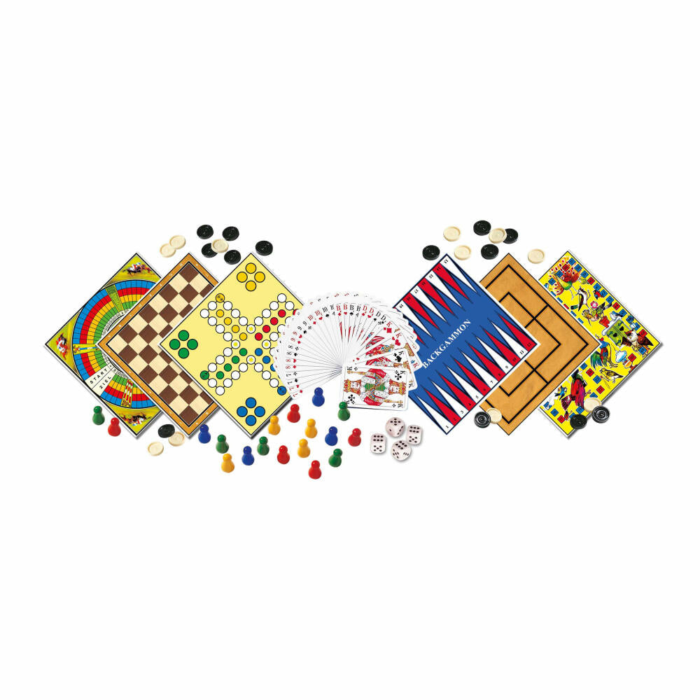 Noris classic games, game collection, board game, family, game, 200 game possibilities, 606111687
