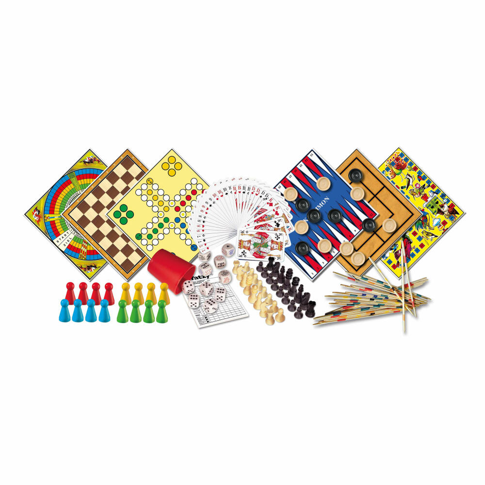 Noris classic games, game collection, board game, family, game, 400 game possibilities, 606111688