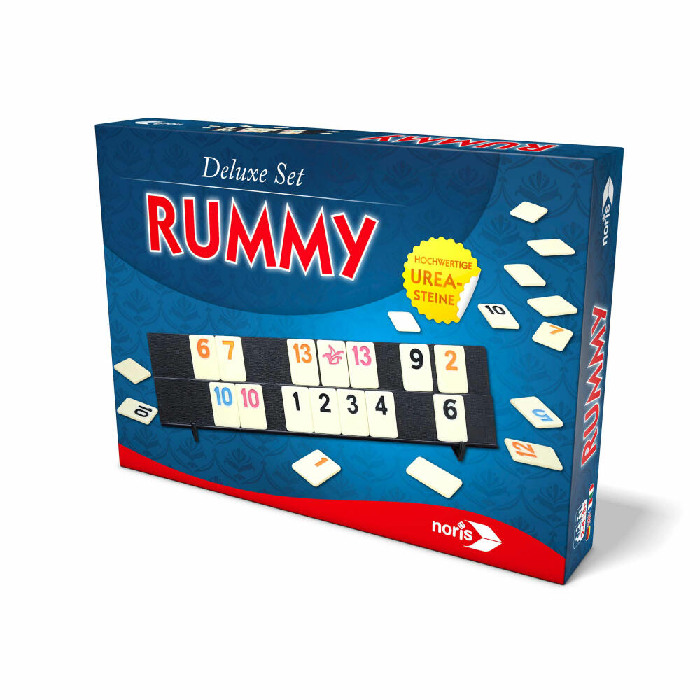 Noris Deluxe Set Rummy, Number Game, Board Game, Numbers, Children, Family, Game, 606101779