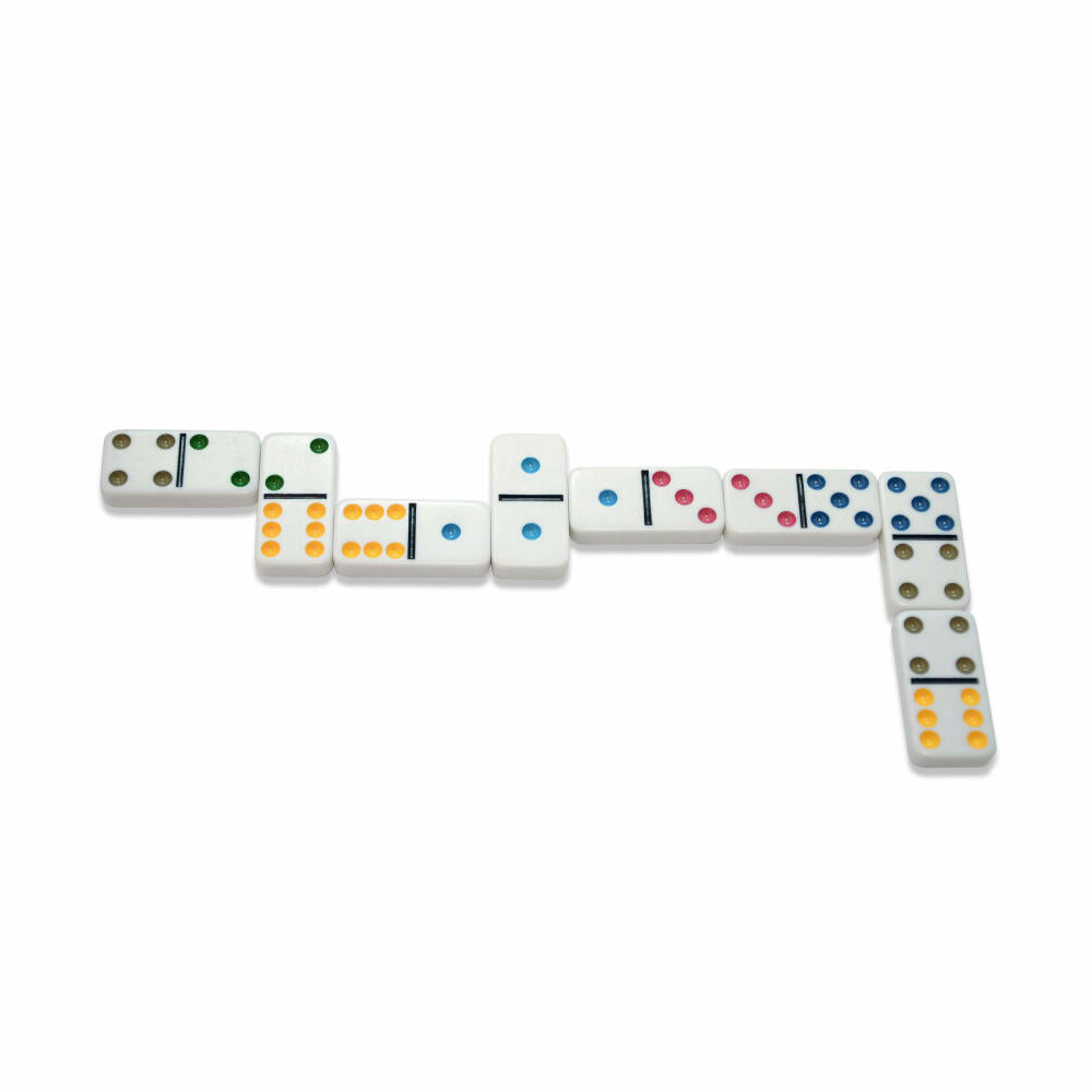 Noris Deluxe Double 6 Domino, Dominoes, Board Game, Family, Children, Game, 606108002