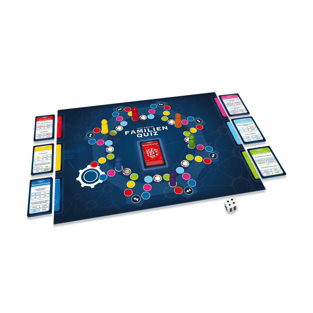 Noris The big family quiz, quiz, guessing game, question game, families, children, game, 606108007