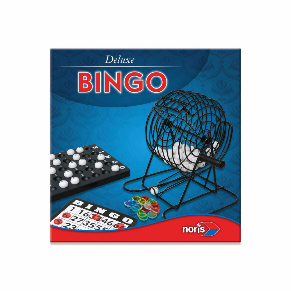 Noris Deluxe Bingo, Bingo game, board game, family, children, game, 606108011