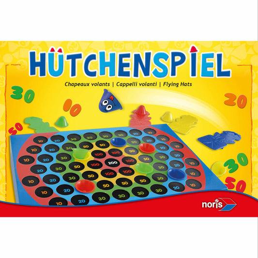 Noris shell game, skill game, catapult, toy, plastic, 606049102