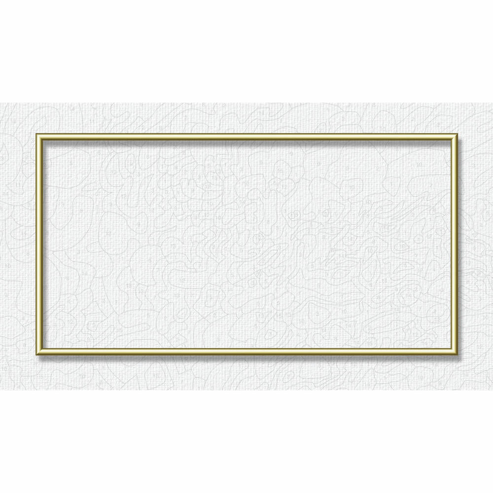 Schipper Arts & Crafts Paint by Numbers Aluminum Frame, Picture Frame, Gold, 40 x 80 cm, 605130708