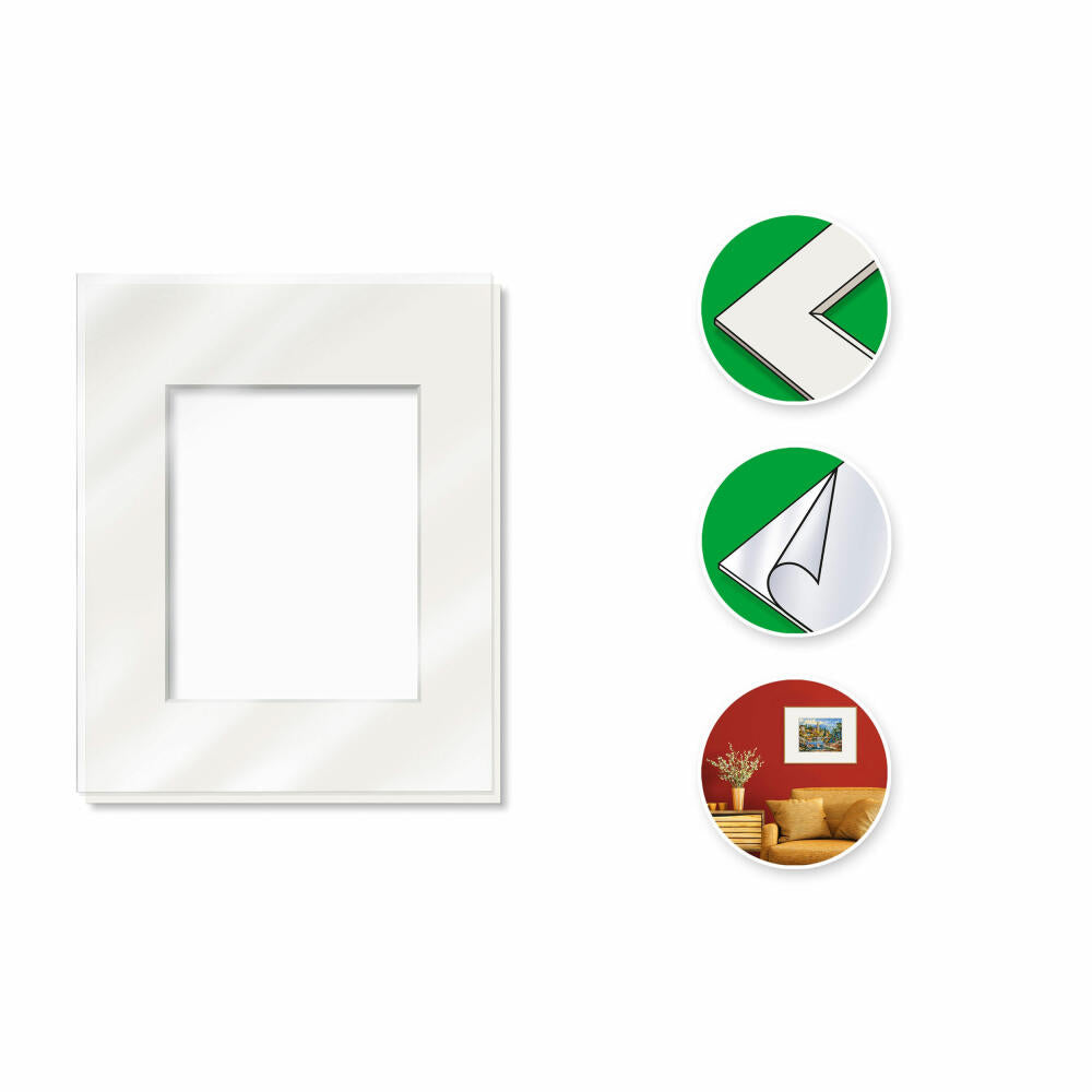 Schipper Passepartout, frame, picture frame, painting by numbers, with plastic glass pane, 24 x 30 cm, 605320835