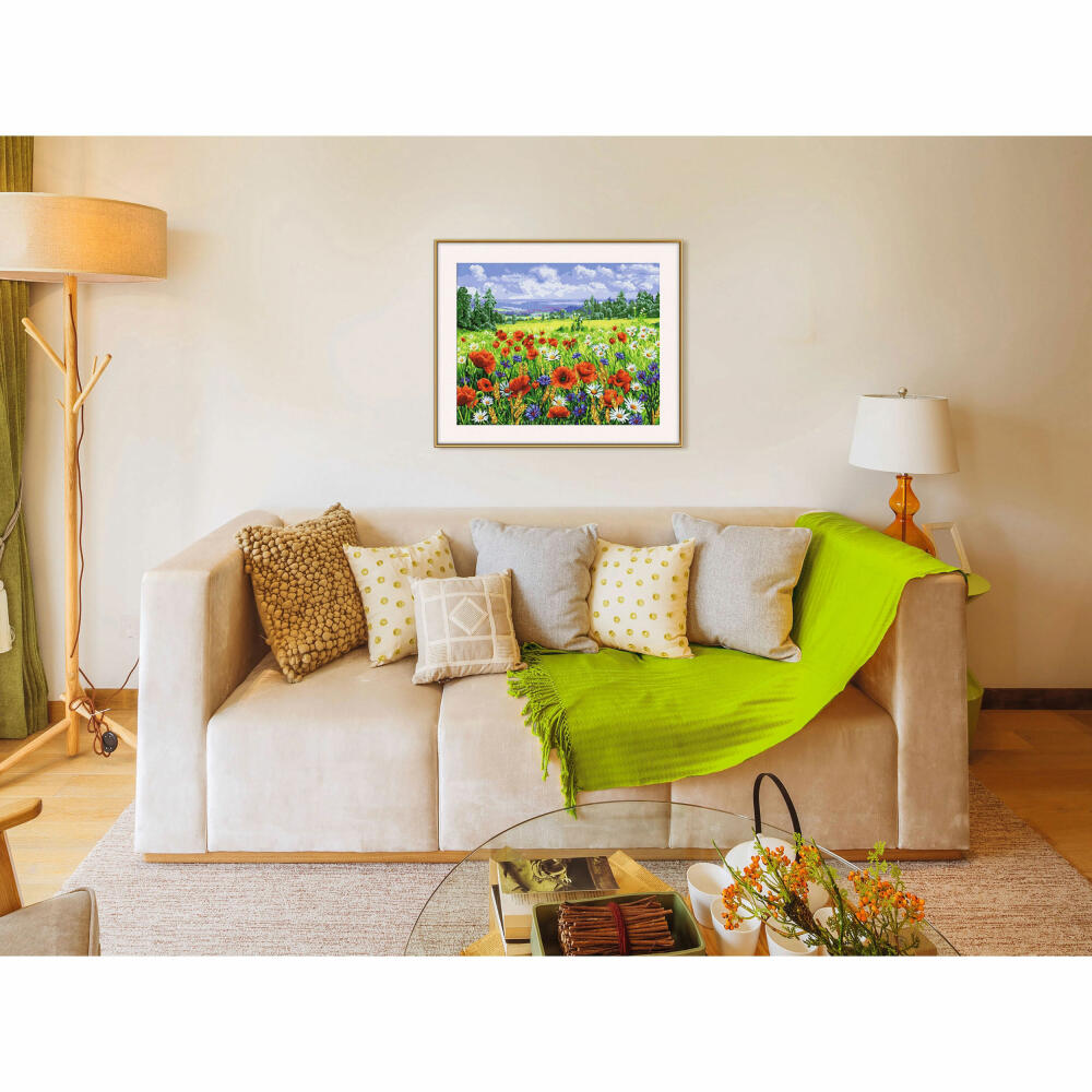 Schipper Painting by Numbers Flower Meadow, Master Class Premium, Coloring Page, Wall Picture, 40 x 50 cm, 609130824