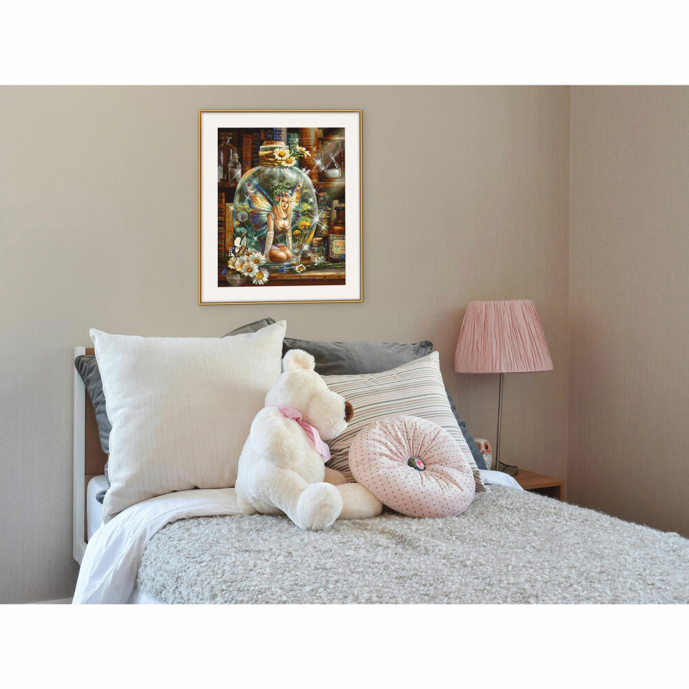 Schipper Painting by Numbers The Butterfly Fairy, Master Class Premium, Coloring Page, Wall Picture, 40 x 50 cm, 609130843