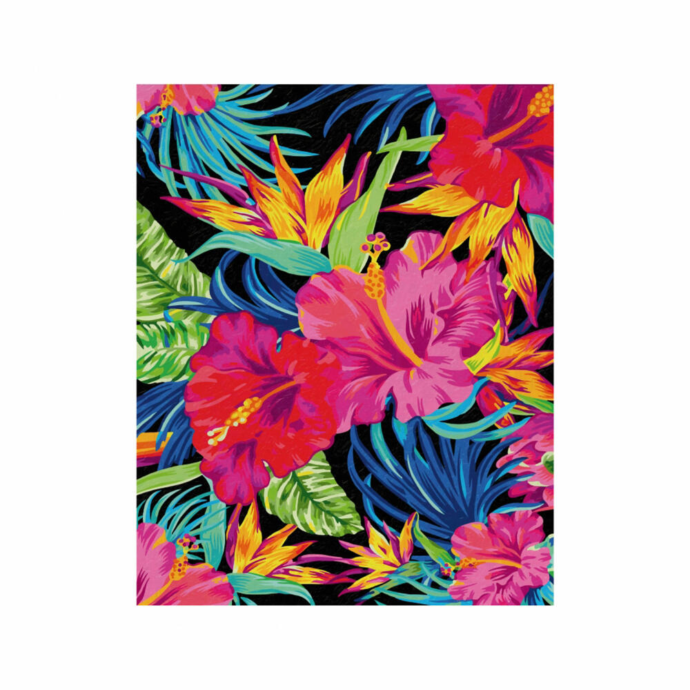 Schipper Painting by Numbers Exotic Flower Dreams, Master Class Premium, Coloring Page, Wall Picture, 40 x 50 cm, 609130851