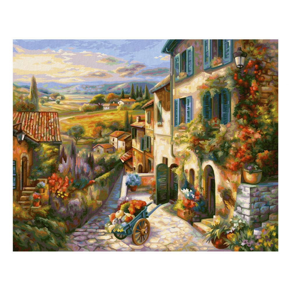 Schipper Painting by Numbers Tuscan Idyll, Master Class Premium, Coloring Page, Wall Picture, 40 x 50 cm, 609130879