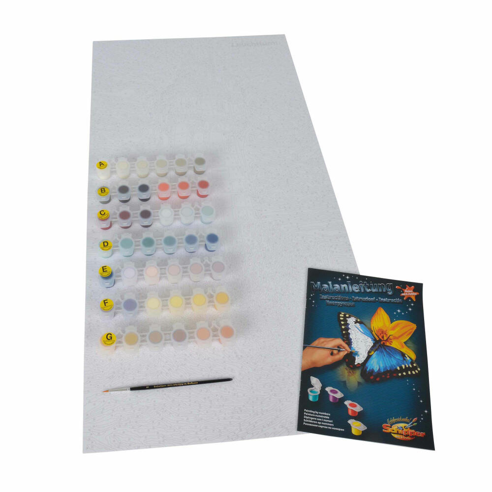 Schipper Malen nach Zahlen Leuchtturm Roter Sand, MNZ, Gemälde, Malset, 40 x 80 cm, 609220399