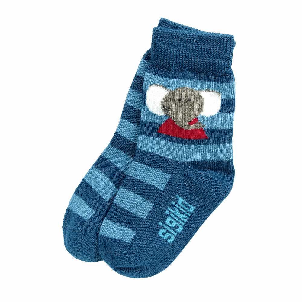 sigikid Lolo Lombardo Sockeni, Babysocken, Babystrümpfe, Baby Strümpfe, Baumwolle, Dunkelblau, Größe 16 - 18, 39465