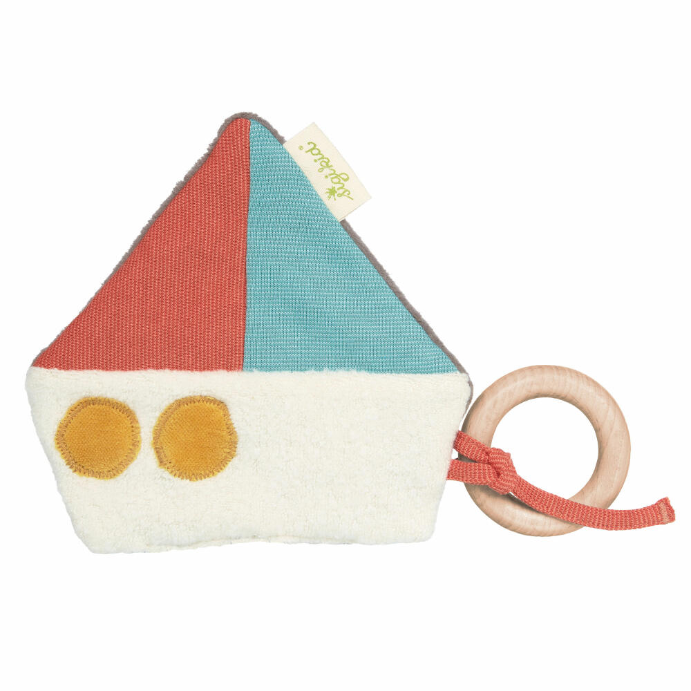 sigikid crinkle cloth ship, Green Collection, crinkle grasping toy, grasping toy, cuddly cloth, grasping toy, toy, baby, 39561