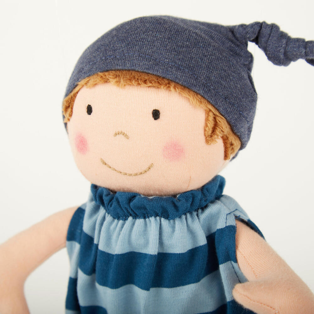 sigikid Brenda Bilipup Doll, Cloth Doll, Cuddly Doll, Children's Toy, Blue, 39651