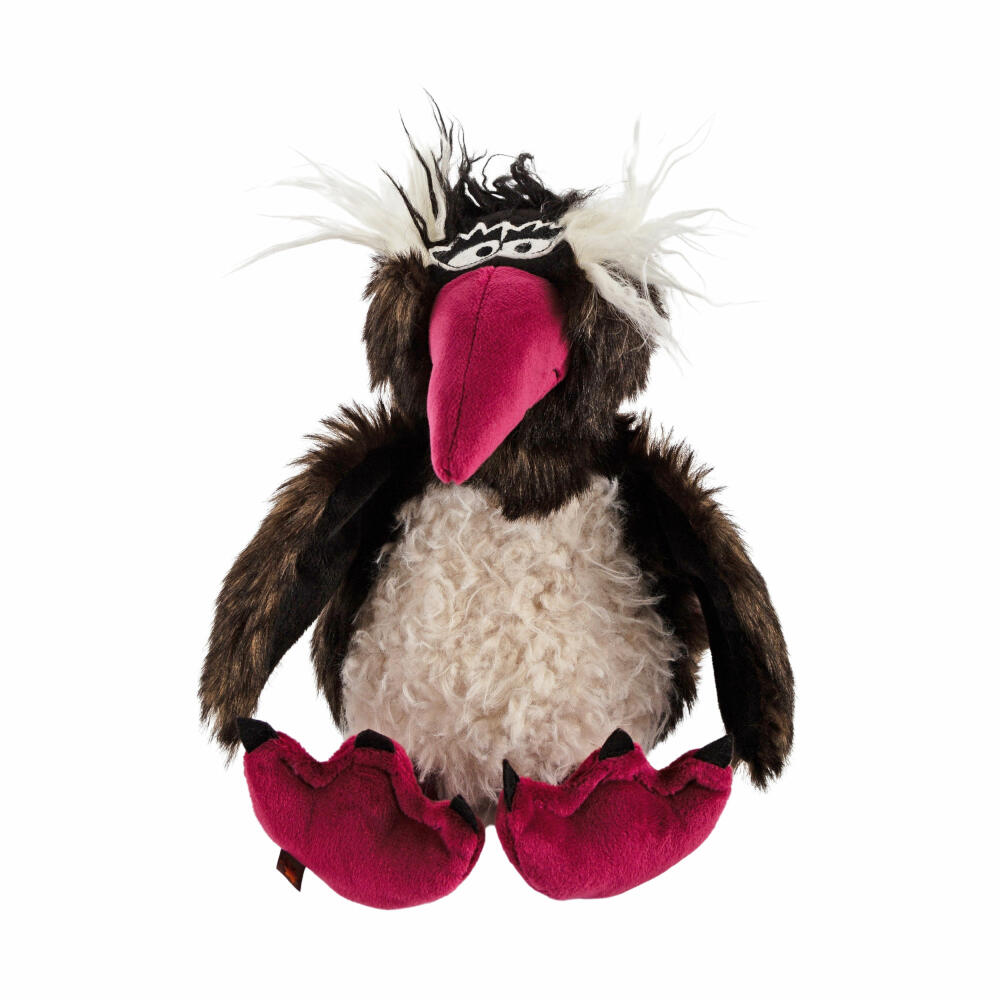 sigikid Rock Hopper Kikeriki, Kuscheltier, Stofftier, Schmusetier, Weiß, 22 cm, 42994