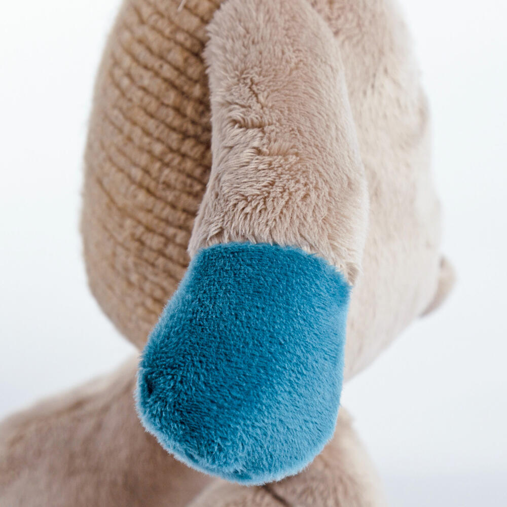 sigikid Patchwork Sweety Hippo Yellow, soft toy, plush toy, cuddly toy, polyester, 26 cm, 43229