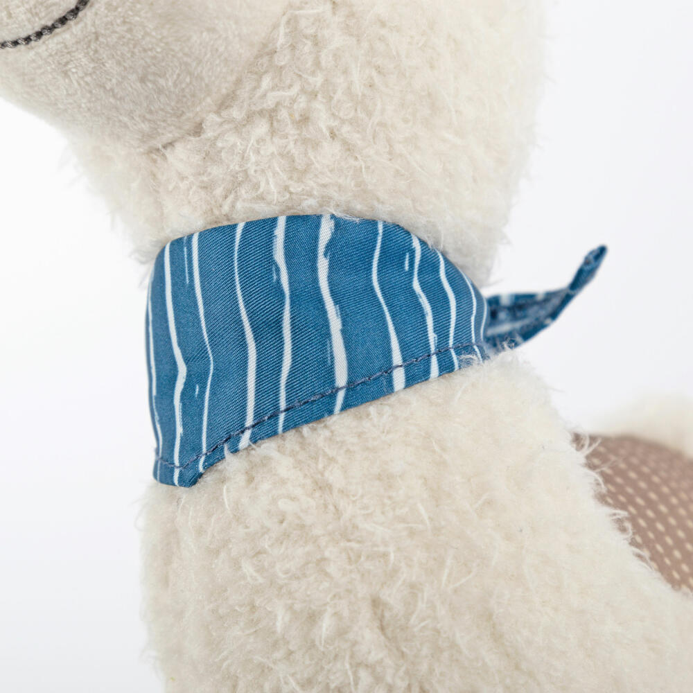 sigikid Patchwork Sweety Lama Yellow, soft toy, plush toy, cuddly toy, polyester, 29 cm, 43239