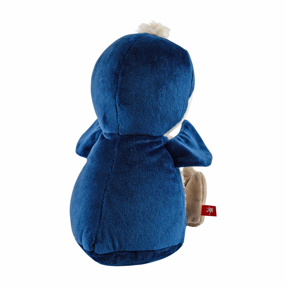 sigikid Patchwork Sweety Penguin Yellow, soft toy, plush toy, cuddly toy, polyester, 27 cm, 43274