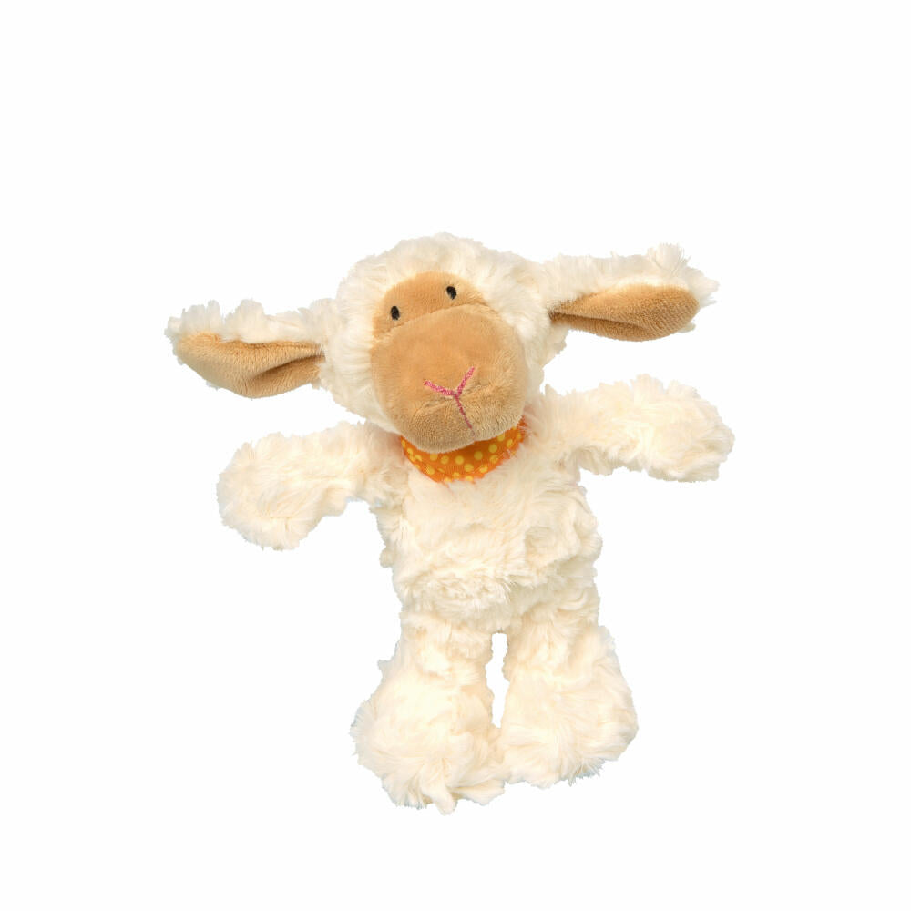 sigikid Handvoll Plüsch Schaf Sweety, Kuscheltier, Stofftier, Schmusetier, Polyester, Weiß, 15 cm, 43316