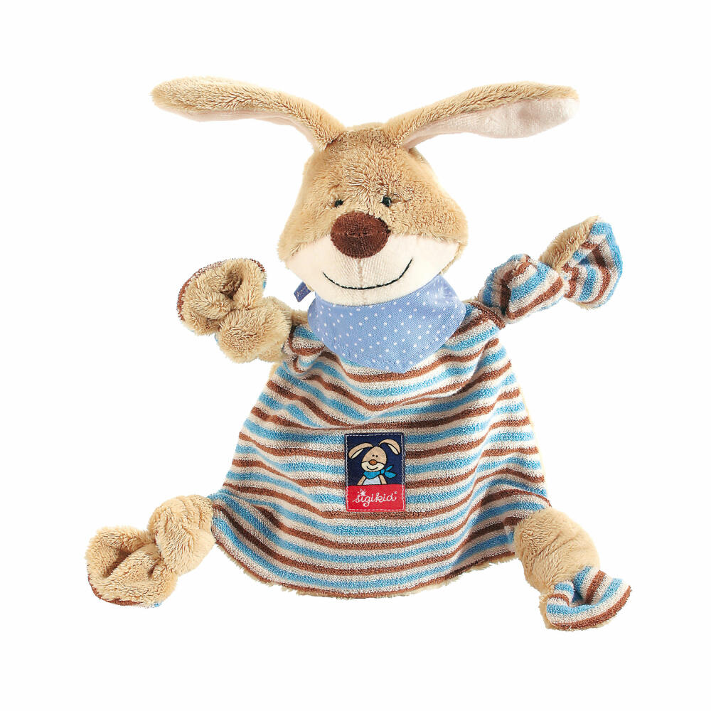 sigikid Schnuffeltuch Hase Semmel Bunny, Schmusetuch, Kuscheltuch, Babytuch, Schnuffel Tuch, Babyspielzeug, Baby Spielzeug, Baumwolle / Polyester, 47893