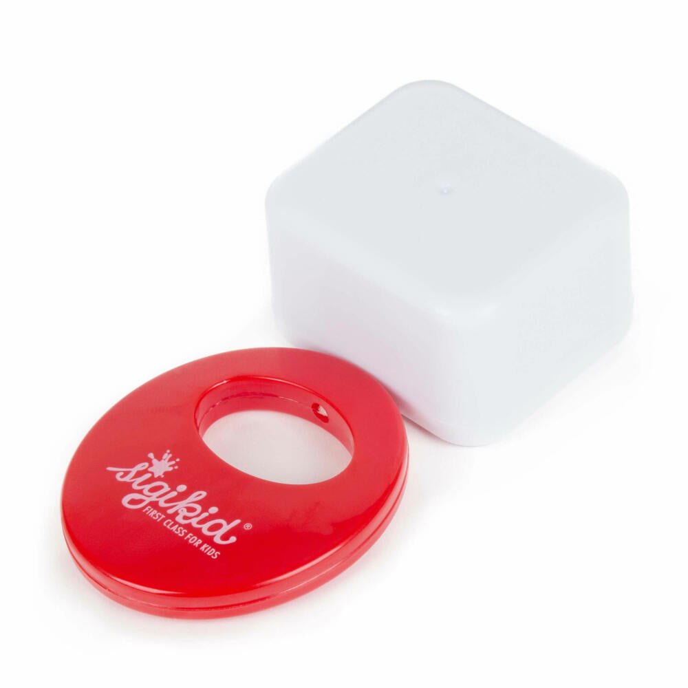 Sigikid Spielwerk La Le Lu, LaLeLu, für Spieluhr, Ersatzteil für Kinderspieluhr, Polypropylen, Weiß / Rot, 5 cm, 48622