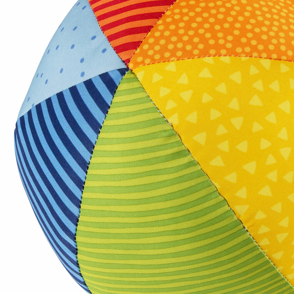 sigikid PlayQ Softball Groß, Stoffball, Spielball, Greifling, Babyspielzeug, Baby Spielzeug, Baumwolle, Ø 19 cm, 49581