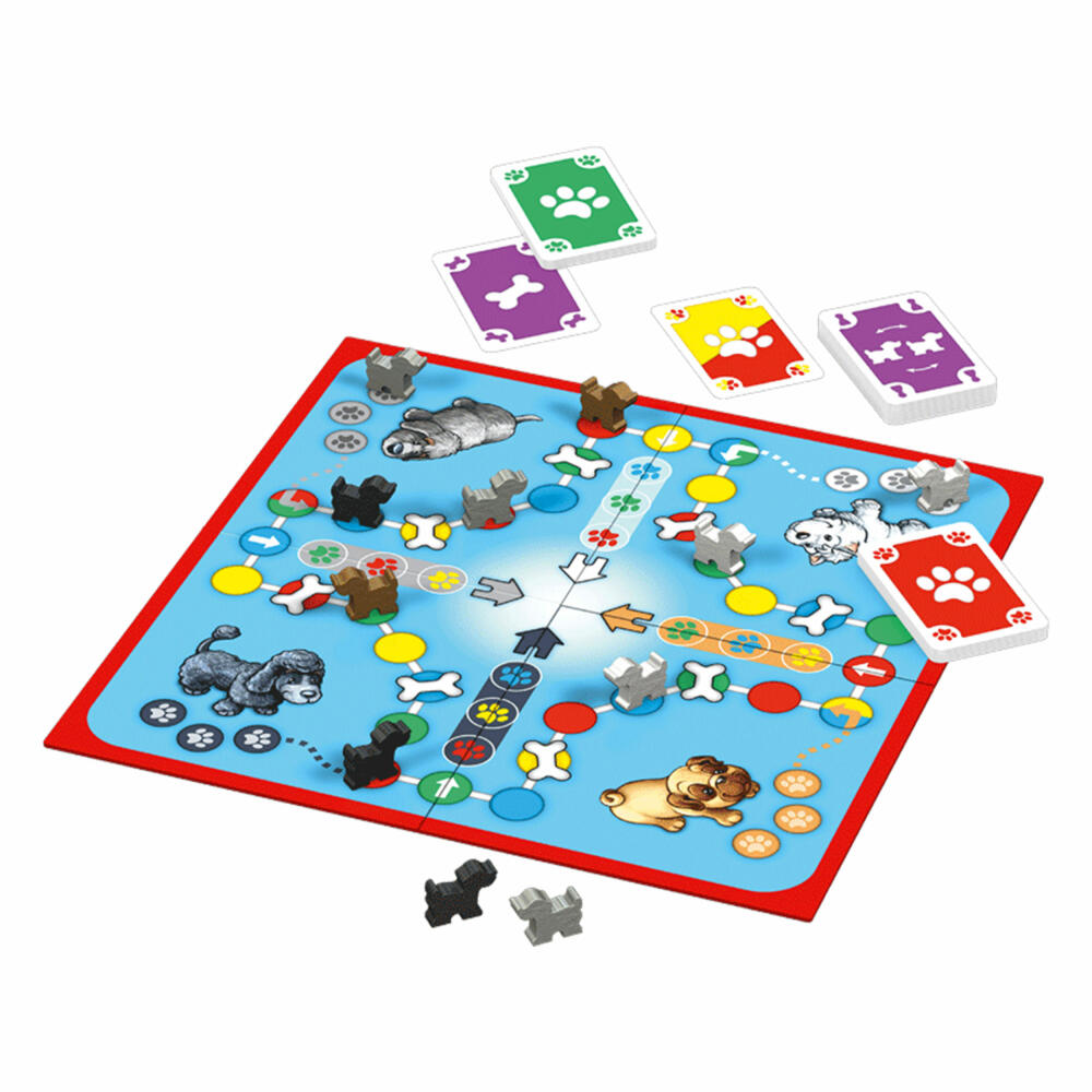 Schmidt Spiele DOG Kids, Brettspiel, Kinderspiel, Gesellschaftsspiel, Spiel, 2 bis 4 Spieler, 40554